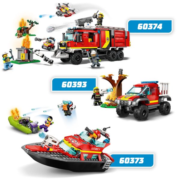 LEGO City 4x4 Brandweertruck redding - 60393 - Afbeelding 7