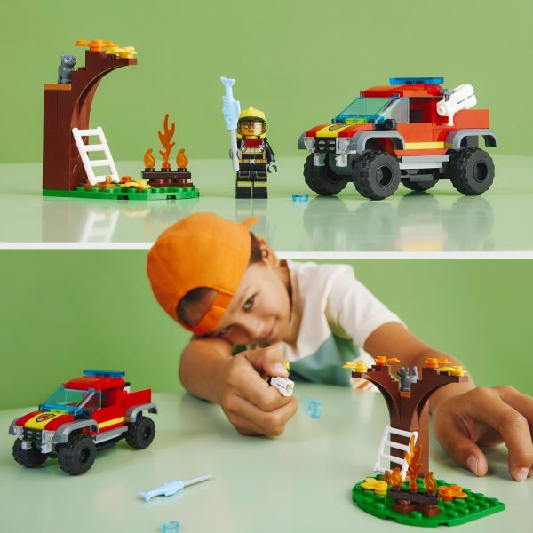 LEGO City 4x4 Brandweertruck redding - 60393 - Afbeelding 8