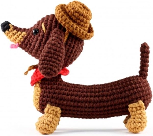 Amigurumi Haakpakket - Teckel 18cm - Afbeelding 3
