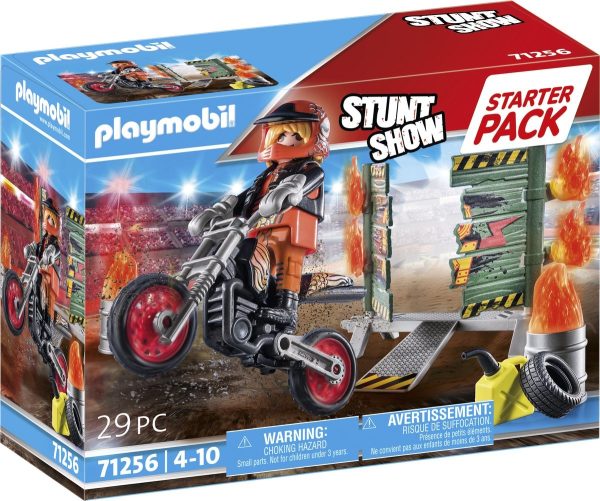 PM Stuntshow Starterpack - Motor met vuurmuur 71256