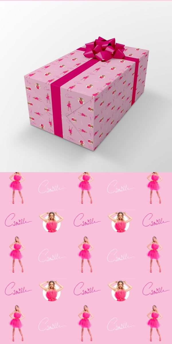 Camille - Kado/Kaftpapier 100x70cm/2 vellen - Afbeelding 2