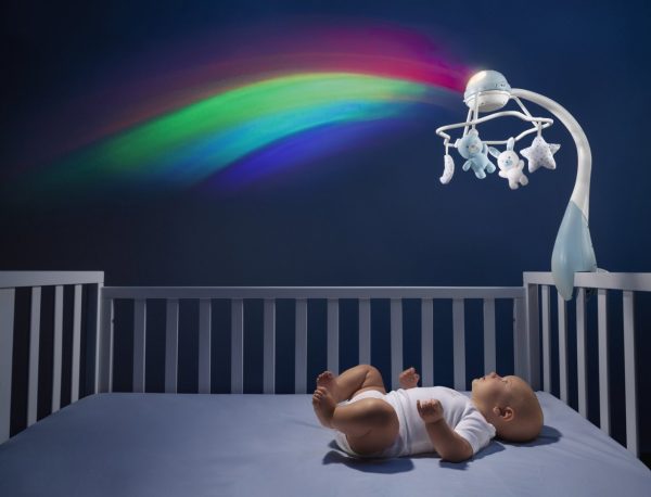 Chicco First Dreams 3-in-1 Mobiel met muziek en regenboogprojectie - Beige - Afbeelding 2