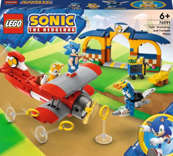 LEGO Sonic the Hedgehog Tails' werkplaats en Tornado vliegtuig - 76991 - Afbeelding 8