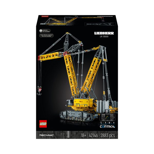 LEGO Technic Liebherr Rupsbandkraan - 42146