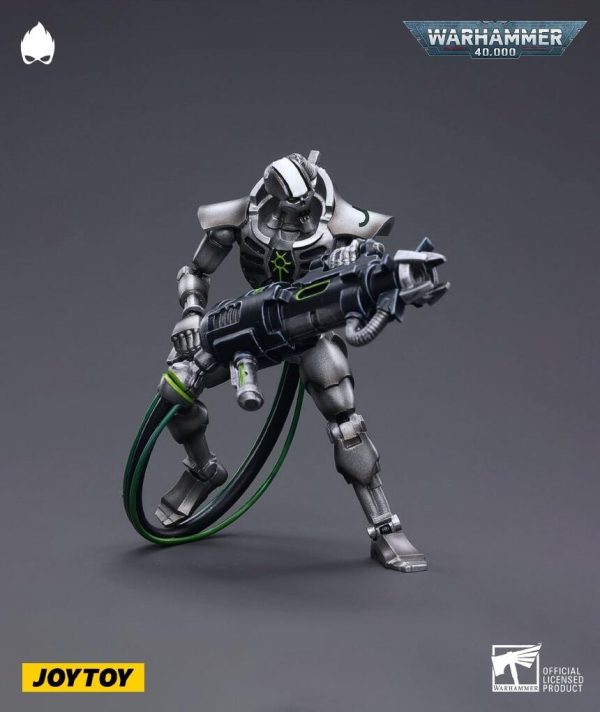 Warhammer 40K - Necrons Sautekh Dynasty Immortal With Tesla Carbine (12cm) - Afbeelding 3