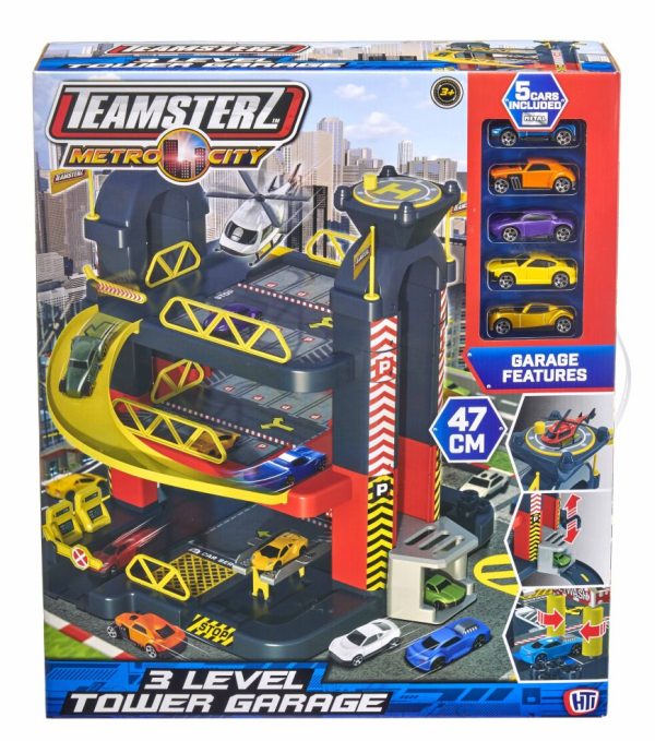 Teamsterz - Torengarage met 3 niveaus en 5 auto's