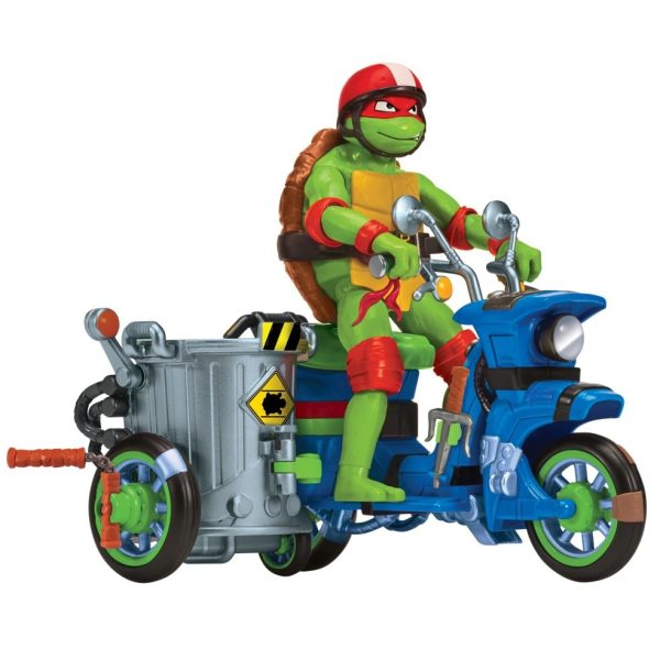 Teenage Mutant Ninja Turtles - Mutant Mayhem Ninja Kick Cycle + Leonardo - Afbeelding 4