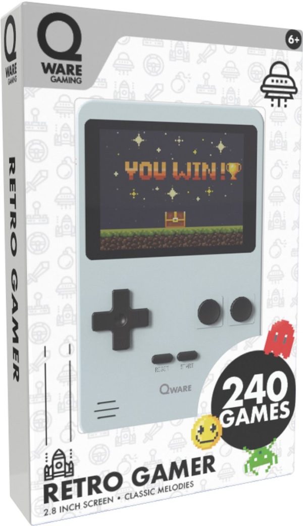 Qware Handheld Retro Gamer 2.8 inch - 1 exemplaar - Afbeelding 7
