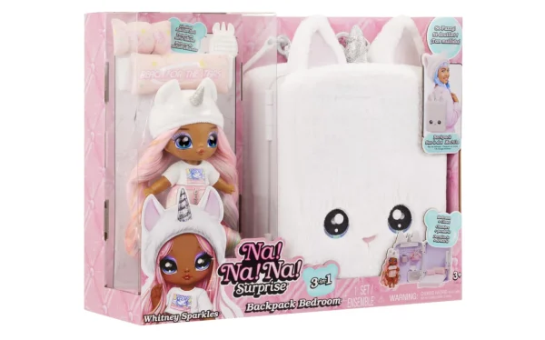 Na! Na! Na! Surprise 3-in-1 - Backpack Bedroom Playset - Witney Sparkles - Afbeelding 2