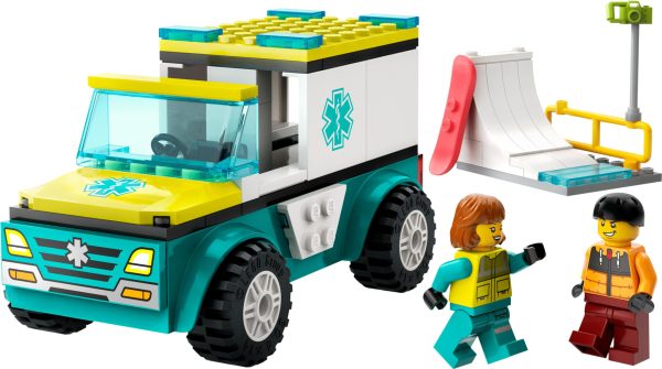 LEGO City Ambulance en snowboarder - 60403 - Afbeelding 3