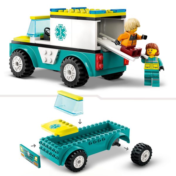 LEGO City Ambulance en snowboarder - 60403 - Afbeelding 5