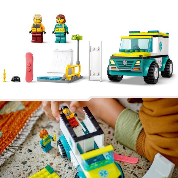 LEGO City Ambulance en snowboarder - 60403 - Afbeelding 6