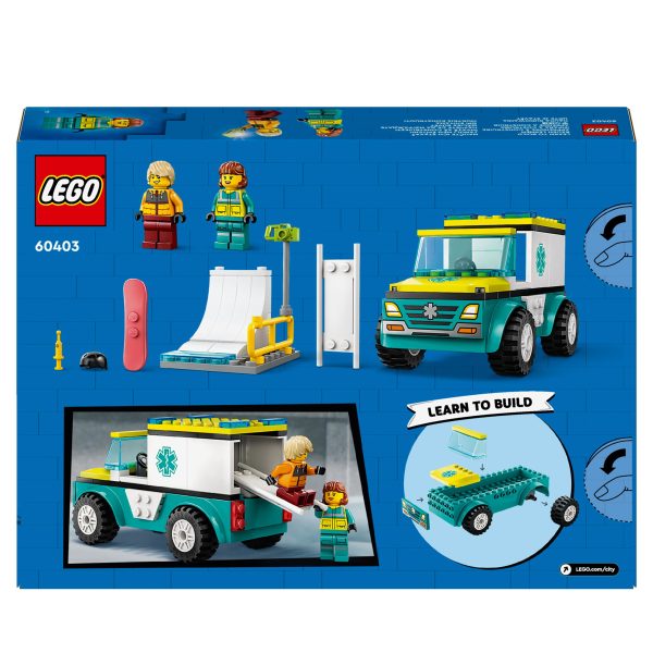 LEGO City Ambulance en snowboarder - 60403 - Afbeelding 9