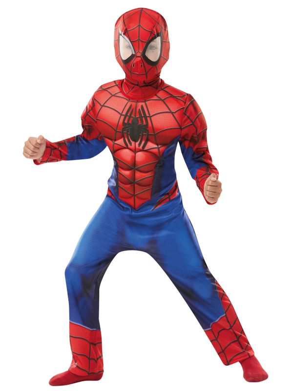 Kostuum Spiderman Deluxe 9-10 jaar