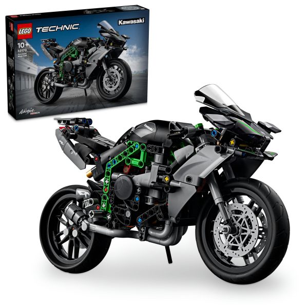 LEGO Technic Kawasaki Ninja H2R motor - 42170 - Afbeelding 4