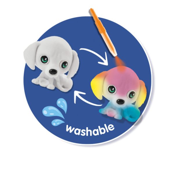 SES Creative - Blow airbrush pens - Puppy's surprise (3stuks) - Afbeelding 3