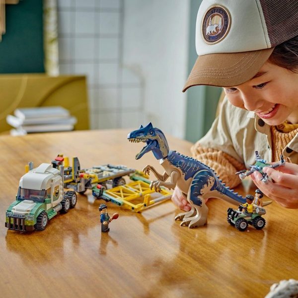 LEGO Jurassic World - Dinosaurusmissies: Allosaurus transporttruck - Afbeelding 5