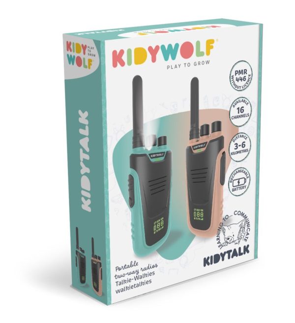 Kidytalk Walkie Talkie - Turquoise/roze
