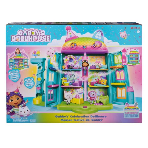 Gabby's Dollhouse - Gabby's Celebration Dollhouse (Rainbow) - Afbeelding 2