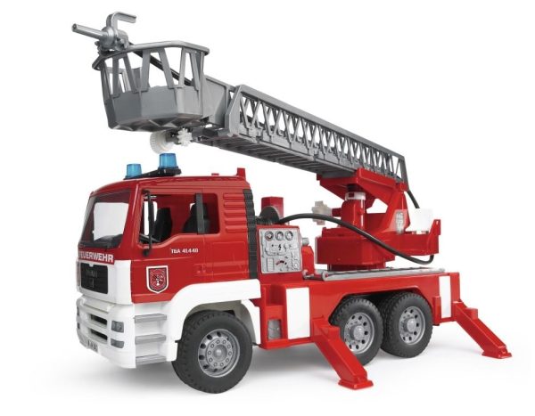 MAN Brandweerwagen met draailadder licht/geluid