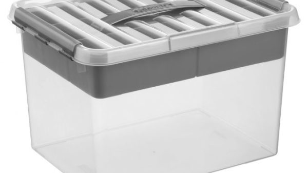 Q-line MultiBox 22L - transparant/metaal
