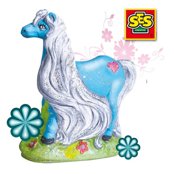 SES Creative Gieten en schilderen - Paard met manen - Afbeelding 5