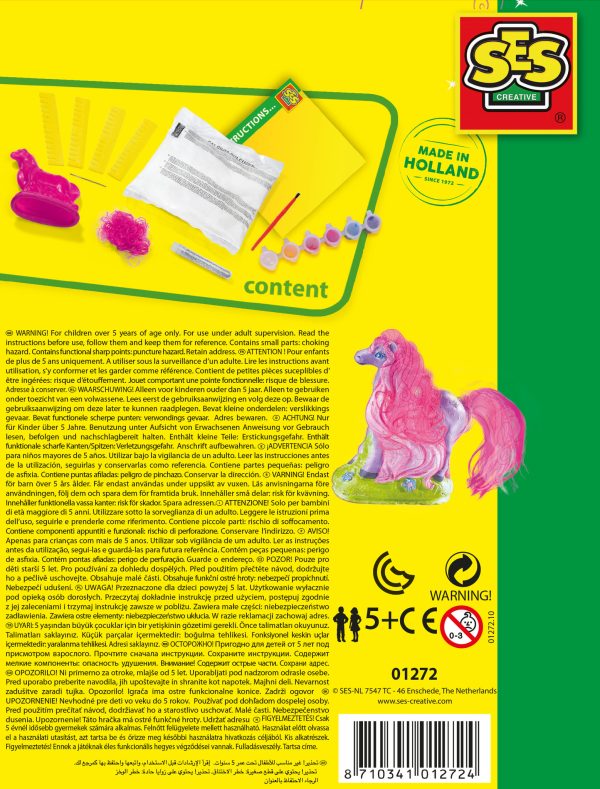 SES Creative Gieten en schilderen - Paard met manen - Afbeelding 6