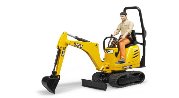JCB Mini graafmachine + arbeider - Afbeelding 2