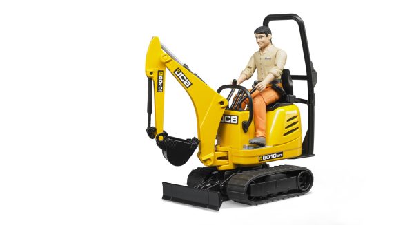 JCB Mini graafmachine + arbeider - Afbeelding 3