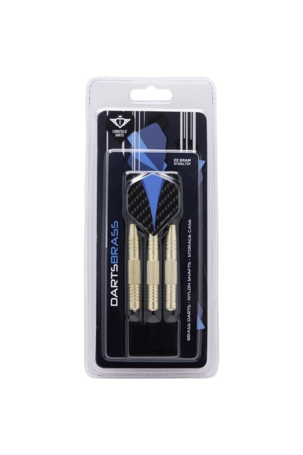 Dartsset in etui - Brass Steeltip 3stuks van 22gram - Afbeelding 4