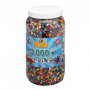 Hama Strijkkralen in pot – Mix standaard (00) 13000stuks