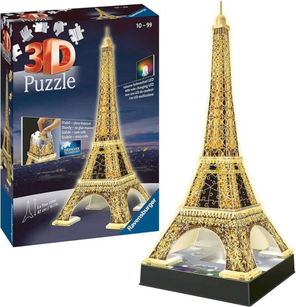 Ravensburger 3D Puzzel Eiffeltoren Night Edition 216 stukjes