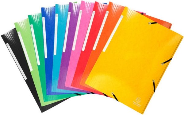 Exacompta Elastomap "Iderama" (karton) A4 met 3 kleppen - 1 exemplaar