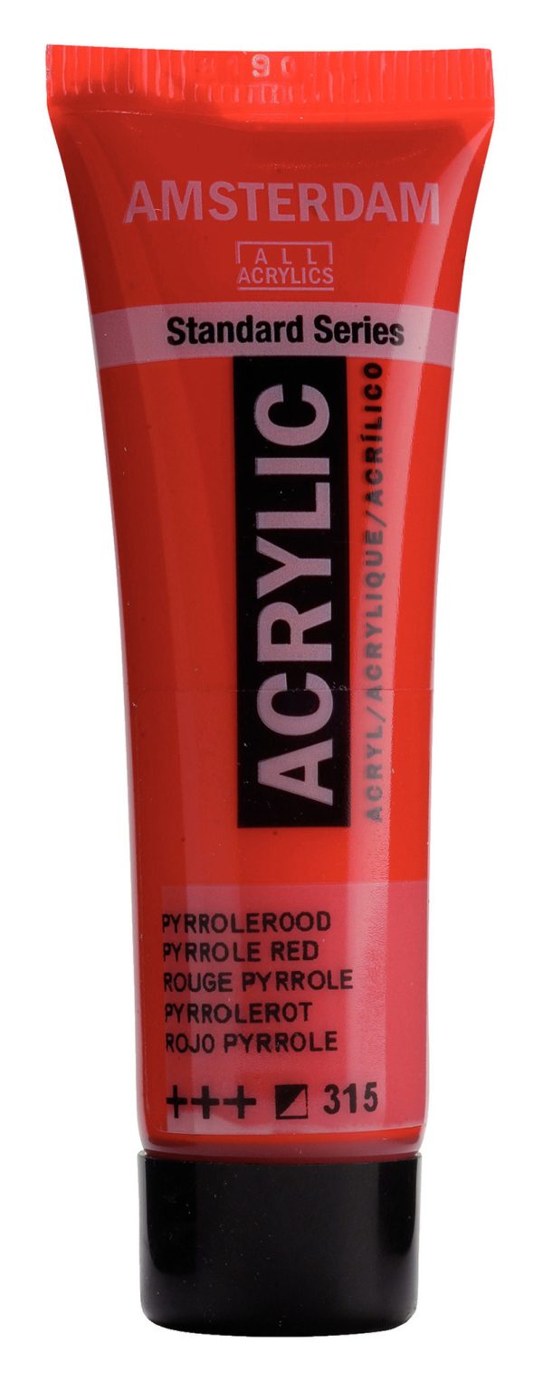Acrylverf Amsterdam tube 20ml - Pyrrolerood