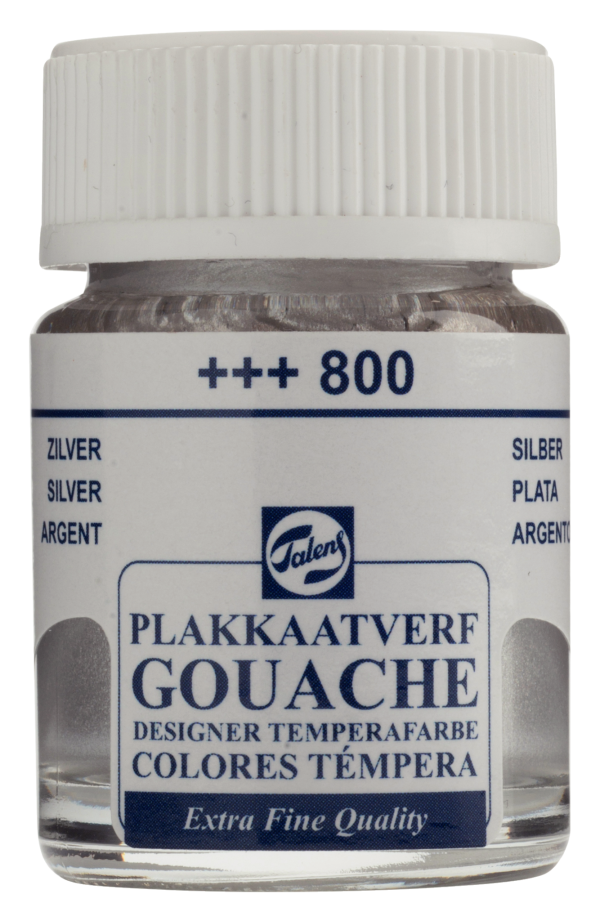 Talens Plakkaatverf Extra Fijn 16ml - Zilver