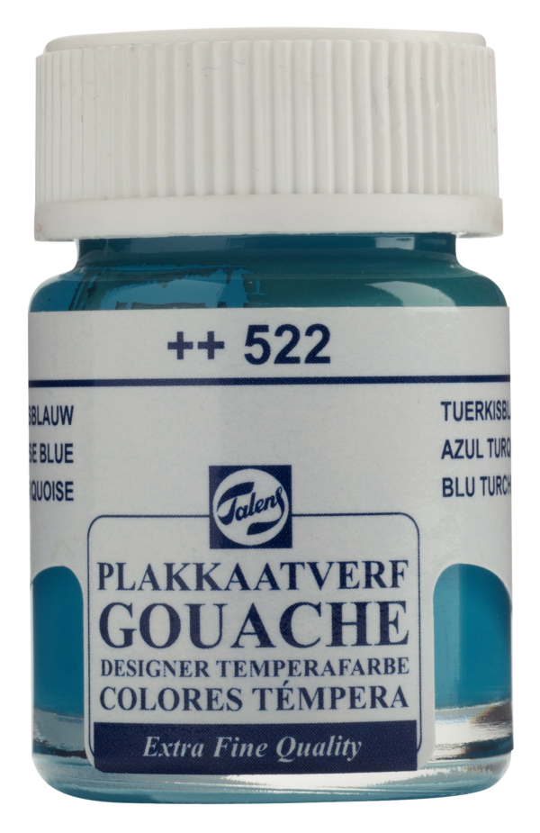 Talens Plakkaatverf Extra Fijn 16ml - Turkooisblauw