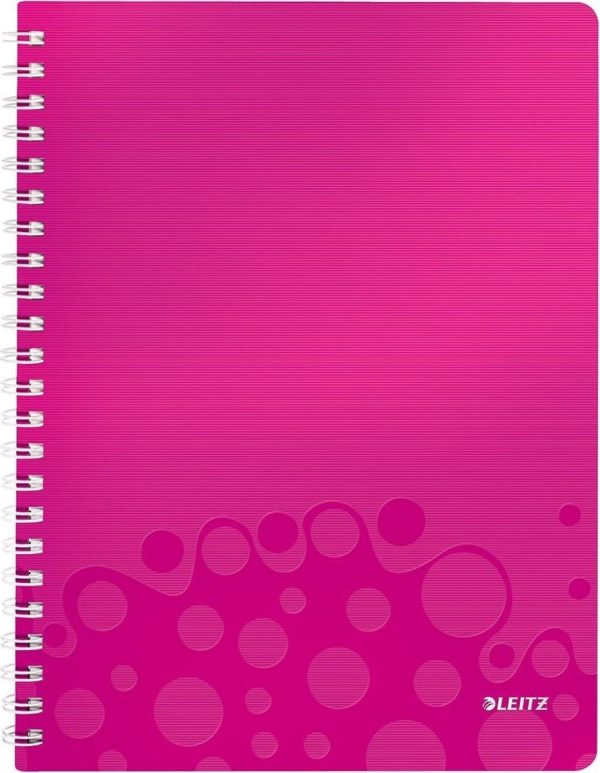 Noteboek A4 PP roze