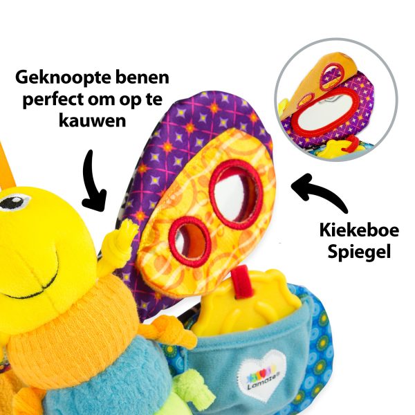 Lamaze Activiteitenknuffel - Freddie de Vuurvlieg - Afbeelding 3