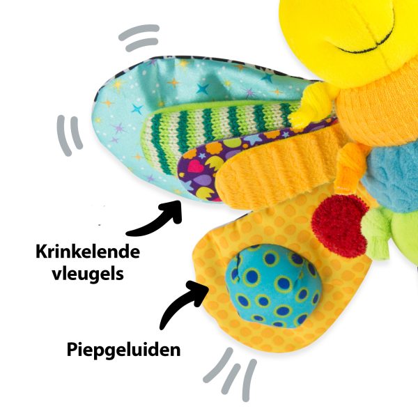 Lamaze Activiteitenknuffel - Freddie de Vuurvlieg - Afbeelding 4