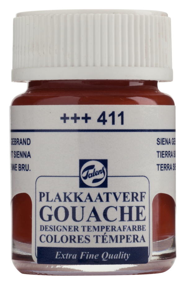 Talens Plakkaatverf Extra Fijn 16ml - Sienna Gebrand