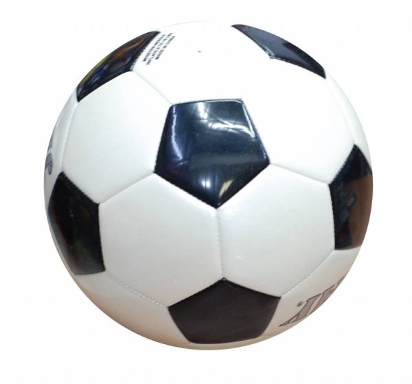 voetbal 5 wit-zwart