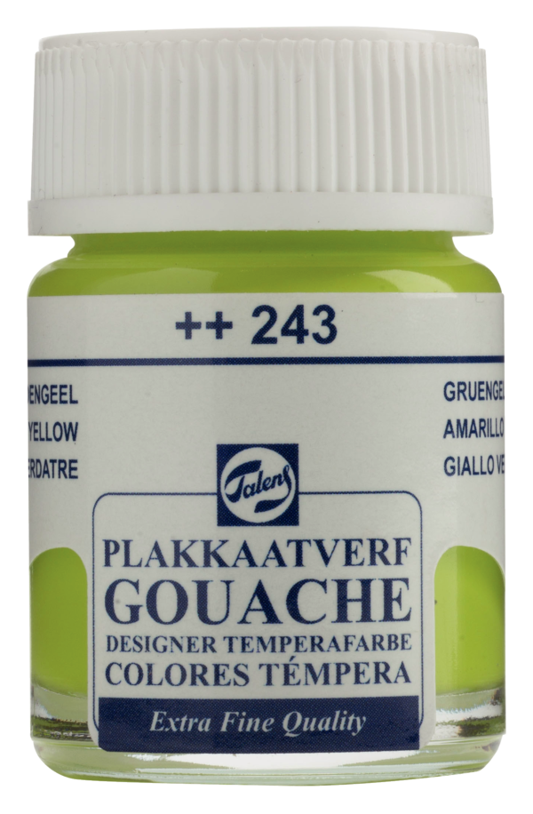 Talens Plakkaatverf Extra Fijn 16ml - Groengeel