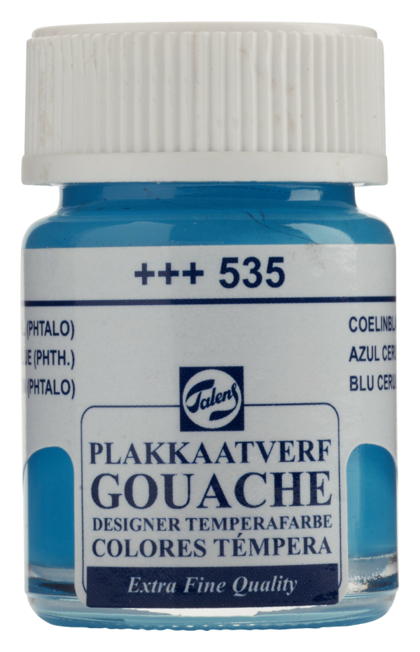 Talens Plakkaatverf Extra Fijn 16ml - Ceruleumblauw Phtalo