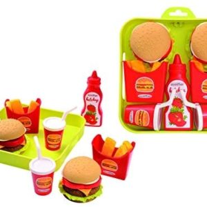 Dienblad met fastfood