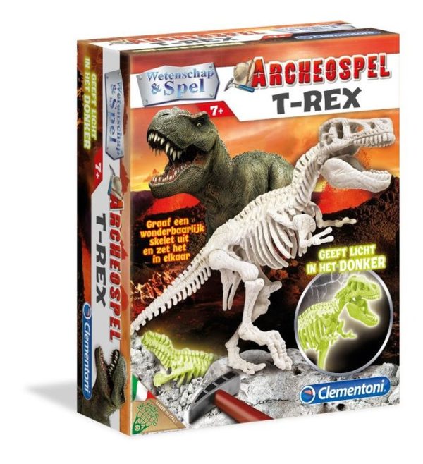 Wetenschap & Spel - Archeospel T-Rex (Glow-in-the-Dark)