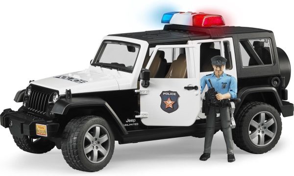 Politie Jeep Wrangler met politieagent