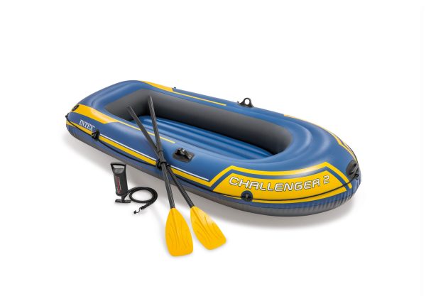 Roeiboot set  CHALLENGER 2 (236x114x41cm)  - blauw