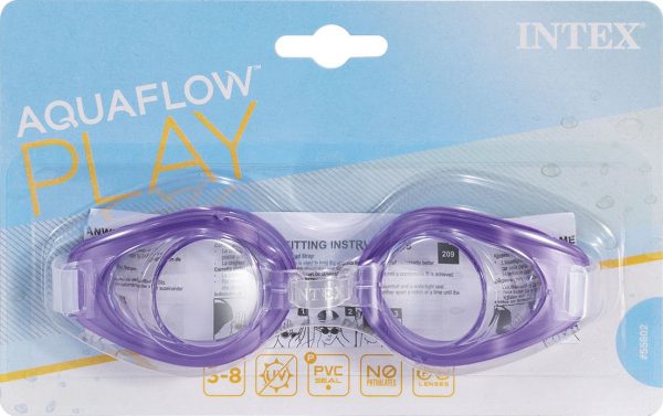 Intex Zwembril Aquaflow Play (geel OF paars OF blauw)