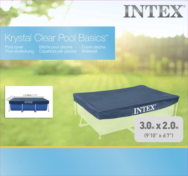 Afdekzeil (300x200cm) voor Rectangular Frame Pool