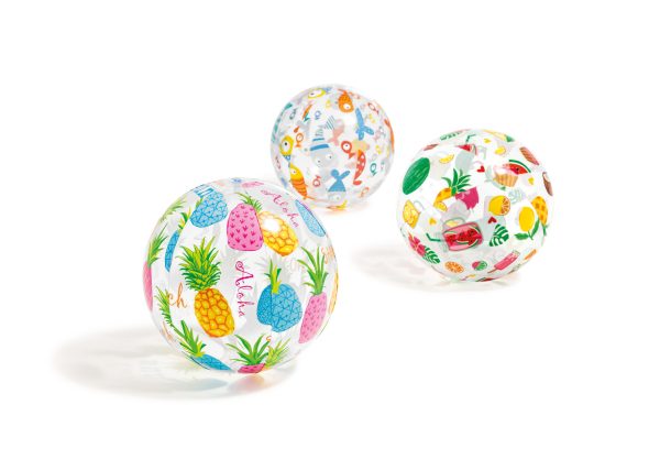 Strandbal (Ø51cm) - LIVELY PRINT - 1 exemplaar